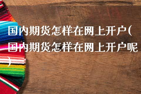 国内期货怎样在网上开户(国内期货怎样在网上开户呢)_https://www.fcdydaikuan.com_恒生指数直播室_第1张