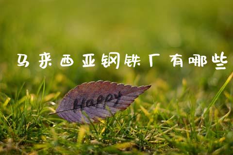 马来西亚钢铁厂有哪些_https://www.fcdydaikuan.com_恒指期货直播_第1张