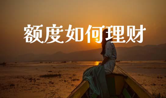 额度如何理财_https://www.fcdydaikuan.com_德指期货直播_第1张
