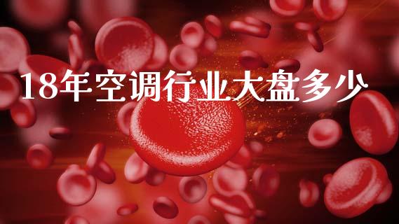 18年空调行业大盘多少_https://www.fcdydaikuan.com_黄金期货直播_第1张