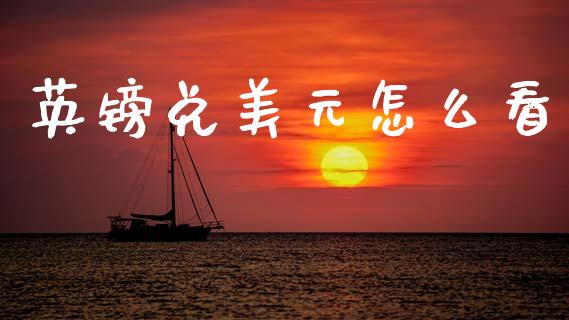 英镑兑美元怎么看_https://www.fcdydaikuan.com_黄金期货直播_第1张