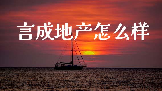 言成地产怎么样_https://www.fcdydaikuan.com_德指期货直播_第1张