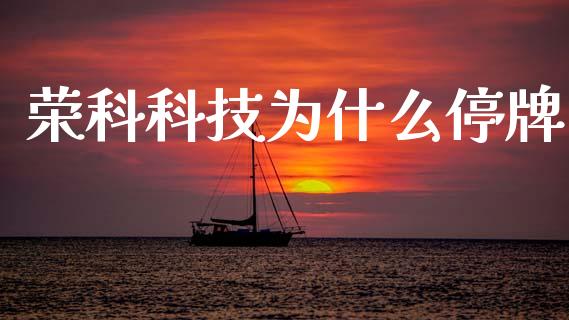 荣科科技为什么停牌_https://www.fcdydaikuan.com_恒生指数直播室_第1张