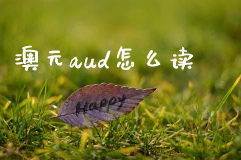 澳元aud怎么读_https://www.fcdydaikuan.com_黄金期货直播_第1张