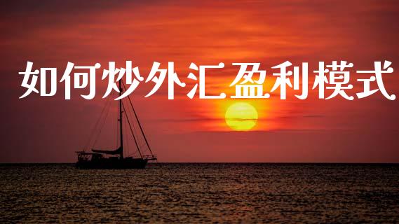 如何炒外汇盈利模式_https://www.fcdydaikuan.com_黄金期货直播_第1张