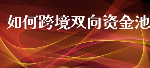 如何跨境双向资金池_https://www.fcdydaikuan.com_恒指期货直播_第1张