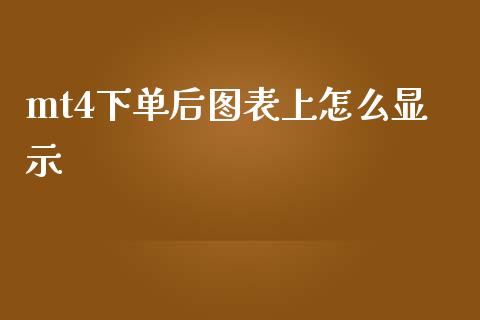 mt4下单后图表上怎么显示_https://www.fcdydaikuan.com_恒生指数直播室_第1张