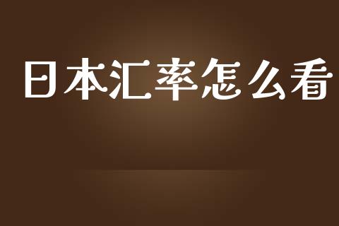日本汇率怎么看_https://www.fcdydaikuan.com_恒生指数直播室_第1张