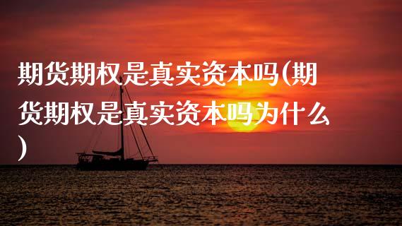 期货期权是真实资本吗(期货期权是真实资本吗为什么)_https://www.fcdydaikuan.com_恒指期货直播_第1张