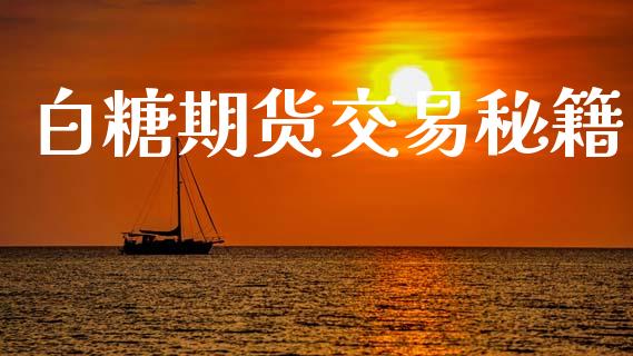 白糖期货交易秘籍_https://www.fcdydaikuan.com_恒指期货直播_第1张
