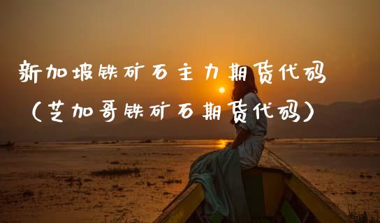 新加坡铁矿石主力期货代码（芝加哥铁矿石期货代码）_https://www.fcdydaikuan.com_恒指期货直播_第1张
