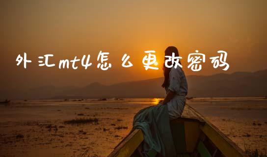 外汇mt4怎么更改密码_https://www.fcdydaikuan.com_恒指期货直播_第1张