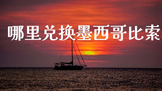 哪里兑换墨西哥比索_https://www.fcdydaikuan.com_德指期货直播_第1张