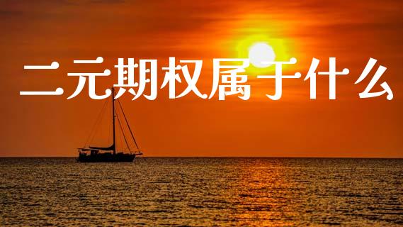 二元期权属于什么_https://www.fcdydaikuan.com_恒指期货直播_第1张