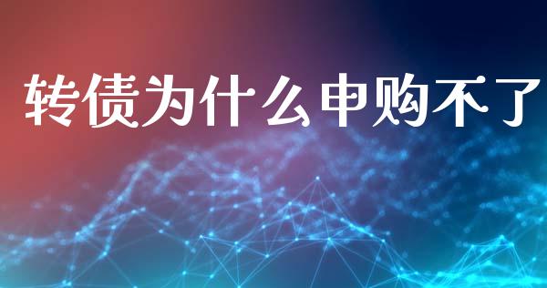 转债为什么申购不了_https://www.fcdydaikuan.com_恒生指数直播室_第1张