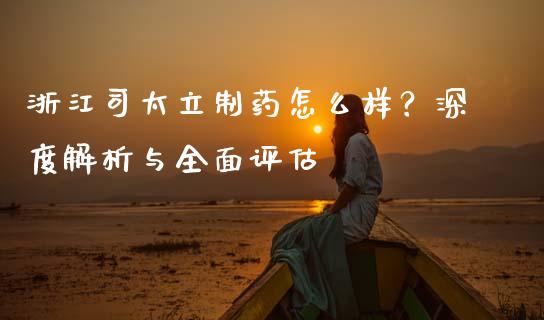 浙江司太立制药怎么样？深度解析与全面评估_https://www.fcdydaikuan.com_德指期货直播_第1张