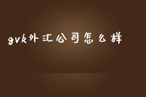 gvk外汇公司怎么样_https://www.fcdydaikuan.com_恒生指数直播室_第1张