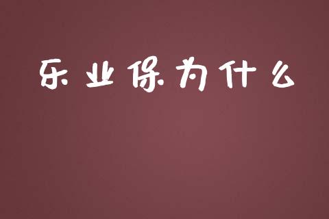 乐业保为什么_https://www.fcdydaikuan.com_恒生指数直播室_第1张