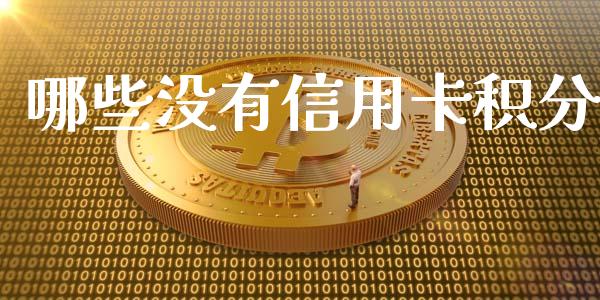 哪些没有信用卡积分_https://www.fcdydaikuan.com_德指期货直播_第1张