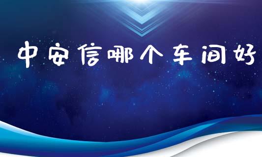 中安信哪个车间好_https://www.fcdydaikuan.com_恒指期货直播_第1张