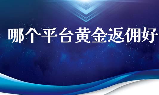 哪个平台黄金返佣好_https://www.fcdydaikuan.com_黄金期货直播_第1张