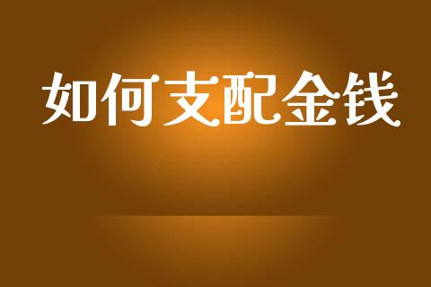 如何支配金钱_https://www.fcdydaikuan.com_恒指期货直播_第1张