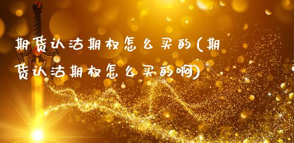 期货认沽期权怎么买的(期货认沽期权怎么买的啊)_https://www.fcdydaikuan.com_恒指期货直播_第1张