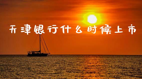 天津银行什么时候上市_https://www.fcdydaikuan.com_恒生指数直播室_第1张