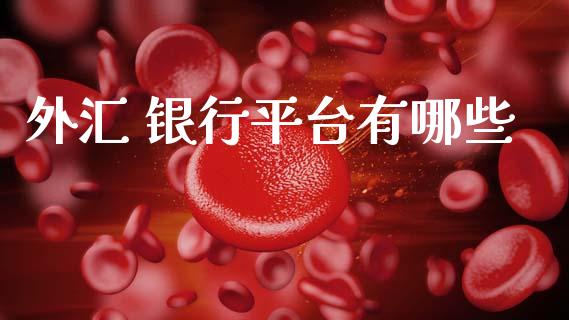 外汇 银行平台有哪些_https://www.fcdydaikuan.com_德指期货直播_第1张