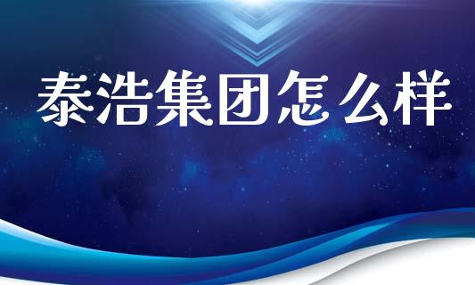 泰浩集团怎么样_https://www.fcdydaikuan.com_恒生指数直播室_第1张