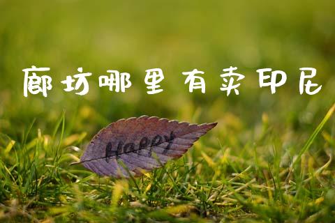 廊坊哪里有卖印尼_https://www.fcdydaikuan.com_黄金期货直播_第1张