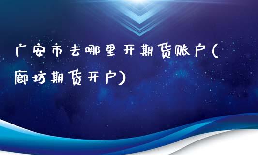 广安市去哪里开期货账户(廊坊期货开户)_https://www.fcdydaikuan.com_恒指期货直播_第1张