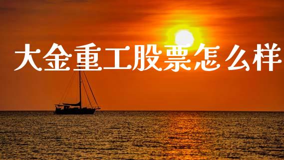 大金重工股票怎么样_https://www.fcdydaikuan.com_德指期货直播_第1张