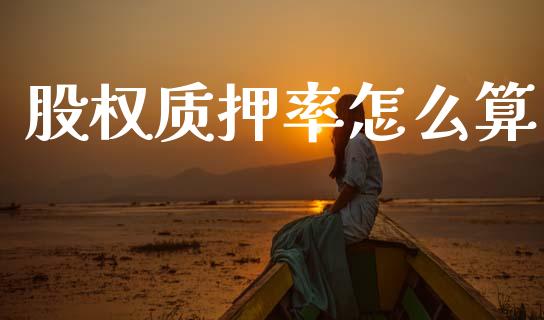 股权质押率怎么算_https://www.fcdydaikuan.com_恒生指数直播室_第1张