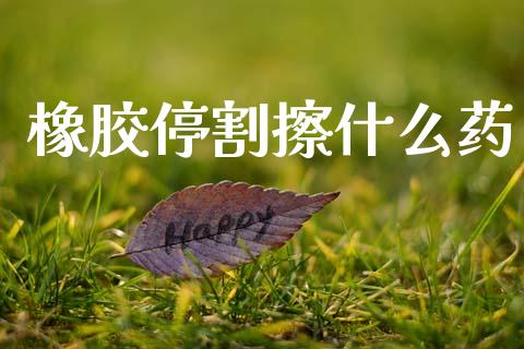 橡胶停割擦什么药_https://www.fcdydaikuan.com_德指期货直播_第1张