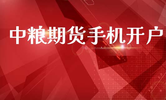 中粮期货手机开户_https://www.fcdydaikuan.com_德指期货直播_第1张