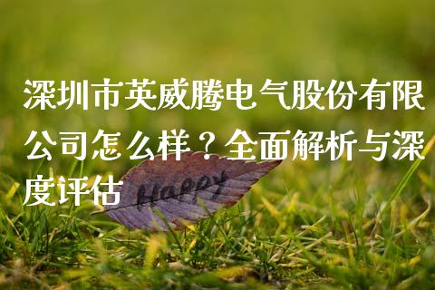深圳市英威腾电气股份有限公司怎么样？全面解析与深度评估_https://www.fcdydaikuan.com_恒指期货直播_第1张