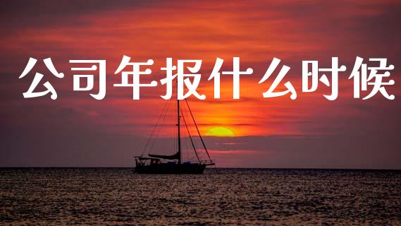 公司年报什么时候_https://www.fcdydaikuan.com_恒指期货直播_第1张