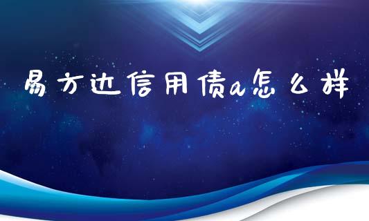 易方达信用债a怎么样_https://www.fcdydaikuan.com_黄金期货直播_第1张