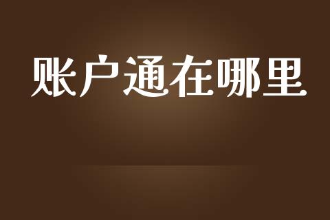 账户通在哪里_https://www.fcdydaikuan.com_恒指期货直播_第1张