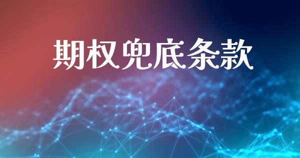 期权兜底条款_https://www.fcdydaikuan.com_恒指期货直播_第1张
