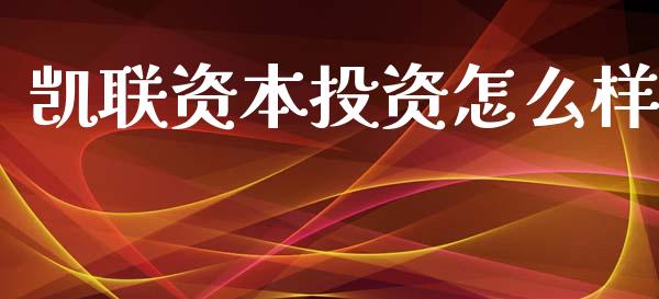 凯联资本投资怎么样_https://www.fcdydaikuan.com_恒生指数直播室_第1张