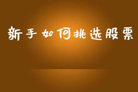 新手如何挑选股票_https://www.fcdydaikuan.com_恒指期货直播_第1张