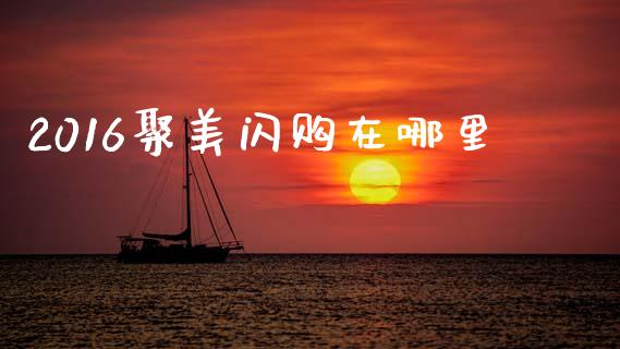 2016聚美闪购在哪里_https://www.fcdydaikuan.com_恒指期货直播_第1张