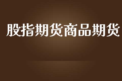 股指期货商品期货_https://www.fcdydaikuan.com_恒指期货直播_第1张