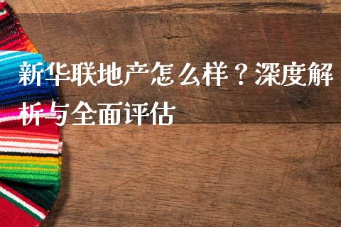新华联地产怎么样？深度解析与全面评估_https://www.fcdydaikuan.com_恒指期货直播_第1张