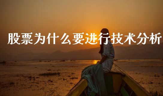 股票为什么要进行技术分析_https://www.fcdydaikuan.com_恒指期货直播_第1张