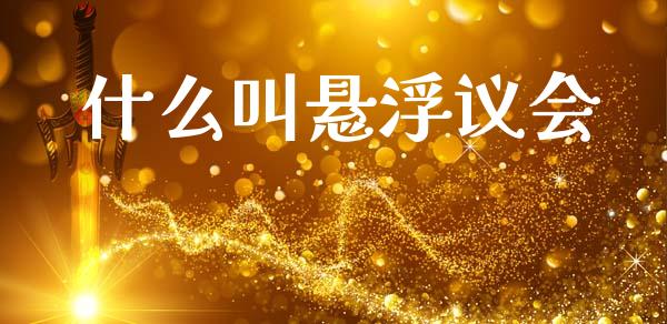 什么叫悬浮议会_https://www.fcdydaikuan.com_德指期货直播_第1张