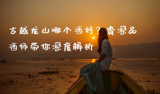古越龙山哪个酒好？资深品酒师带你深度解析_https://www.fcdydaikuan.com_恒指期货直播_第1张