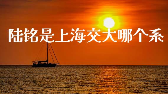 陆铭是上海交大哪个系_https://www.fcdydaikuan.com_恒生指数直播室_第1张